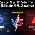 Cursor AI vs VS Code 2026 showdown: Comparison of Composer Mode and AI Agent workflows in the code editor interface.