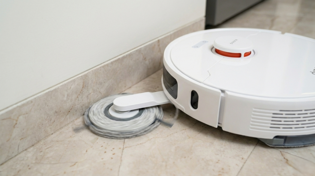 Dreame X40 Ultra robot vacuum with fully automated self-cleaning station.