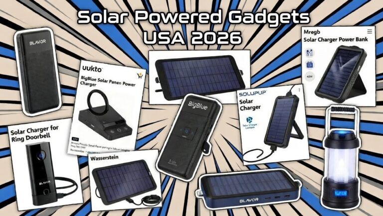 Solar powered gadgets USA 2026 power grid failure and solar survival gear BLAVOR BigBlue Kizen