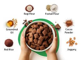 healthy millet snacks for kids Little Joys Chocos Crunch 