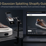 3d gaussian splatting shopify product capture setup and webgl viewer